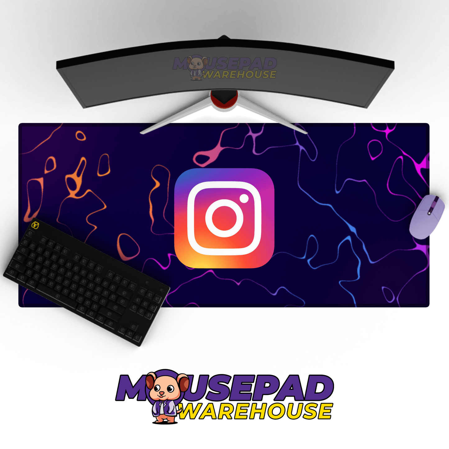 Instagram Brand Imagery Mousepad 1230943 - Mousepad Warehouse
