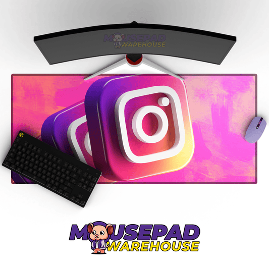 Instagram Brand Imagery Mousepad 1230948 - Mousepad Warehouse
