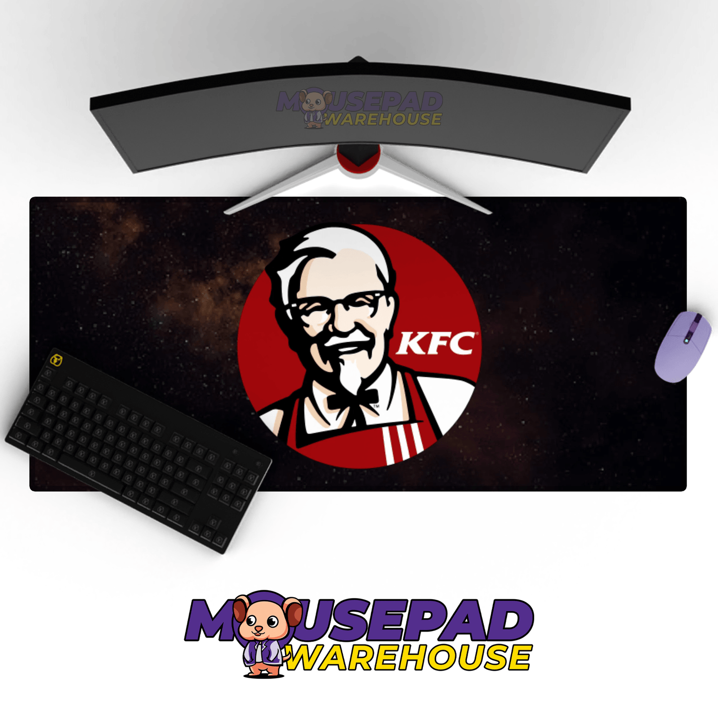 KFC Brand Imagery Mousepad 35858 - Mousepad Warehouse