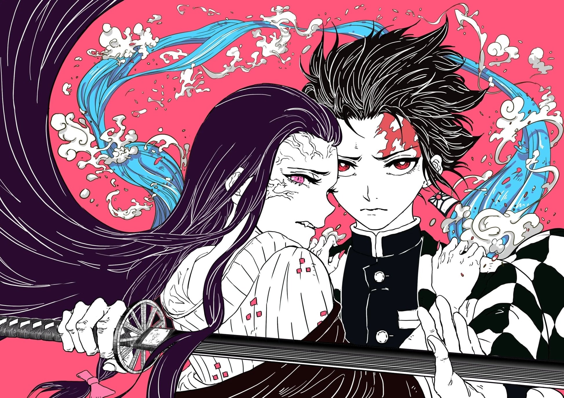 Kimetsu no Yaiba (Demon Slayer) Anime Mousepad 1005834 - Mousepad Warehouse