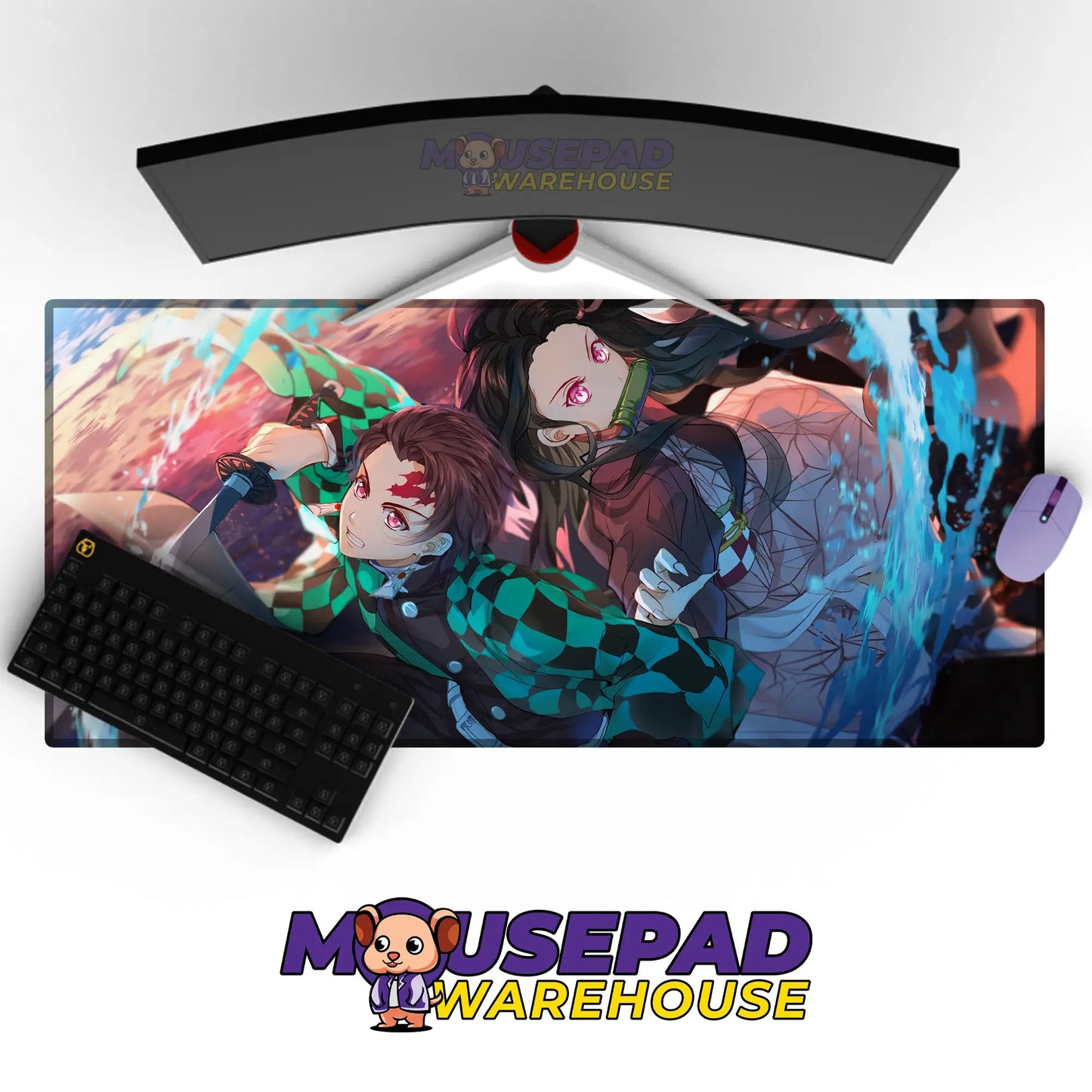 Kimetsu no Yaiba (Demon Slayer) Anime Mousepad 1028306 - Mousepad Warehouse