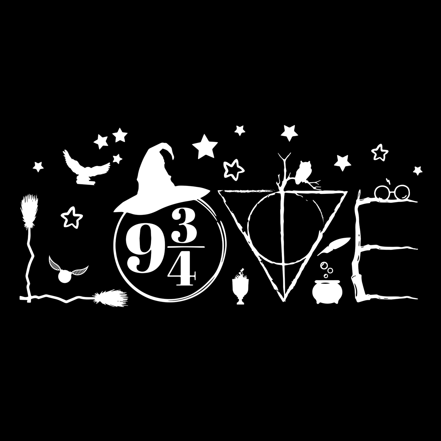 LOVE Harry Potter Mousepad HP8904 - Mousepad Warehouse