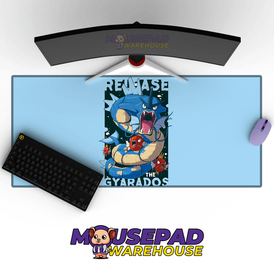 Magikarp Gyarados Pokemon Mousepad 420P43 - Mousepad Warehouse