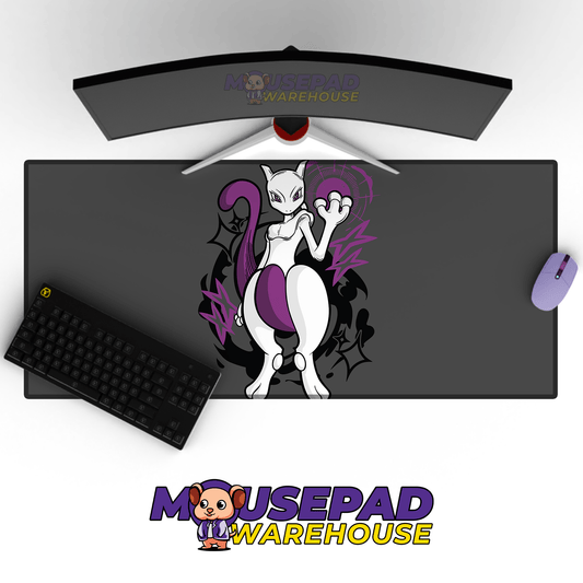 Mewtwo Pokemon Mousepad 420P15 - Mousepad Warehouse
