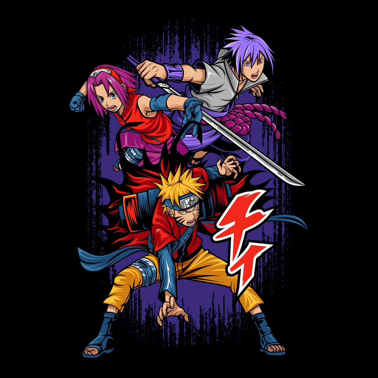 NARUTO Anime Mousepad 560N100 - Mousepad Warehouse