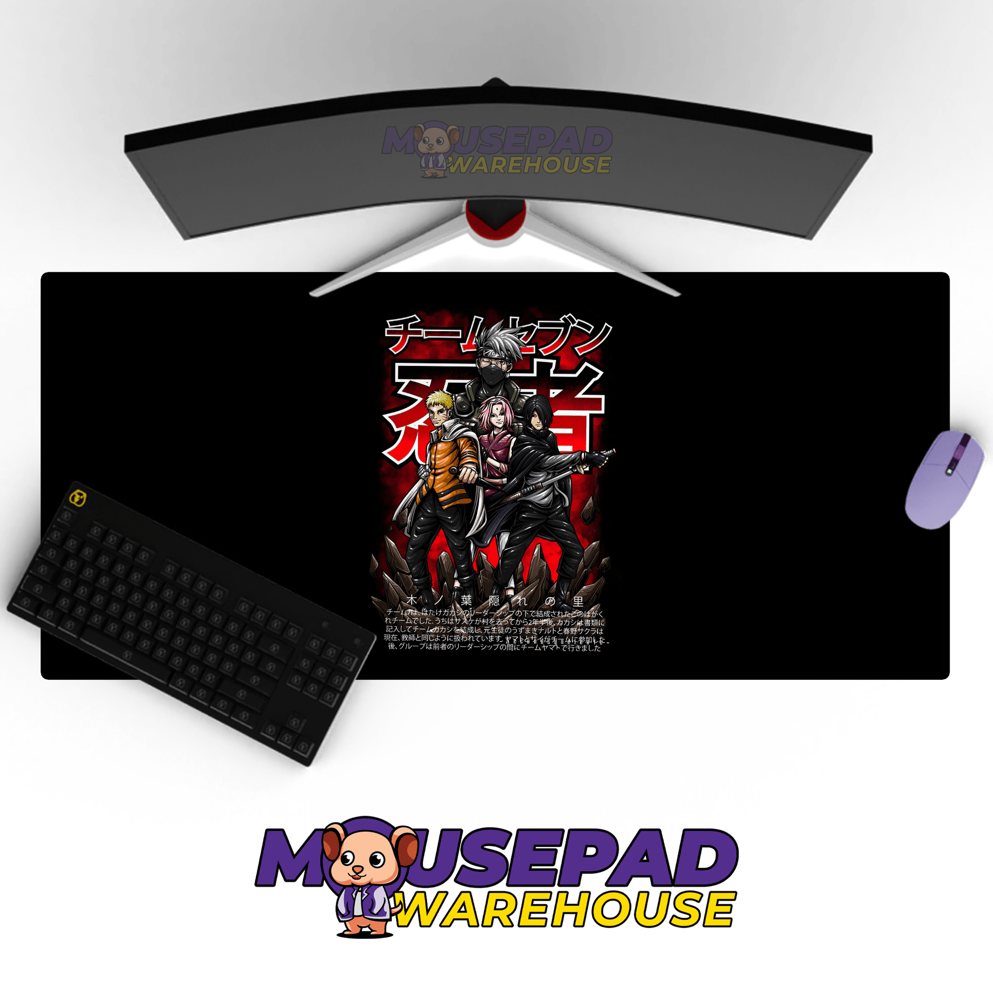 NARUTO Anime Mousepad 560N102 - Mousepad Warehouse