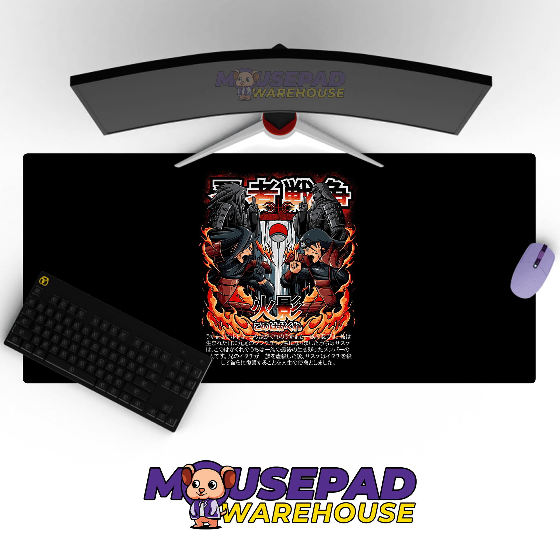 NARUTO Anime Mousepad 560N104 - Mousepad Warehouse