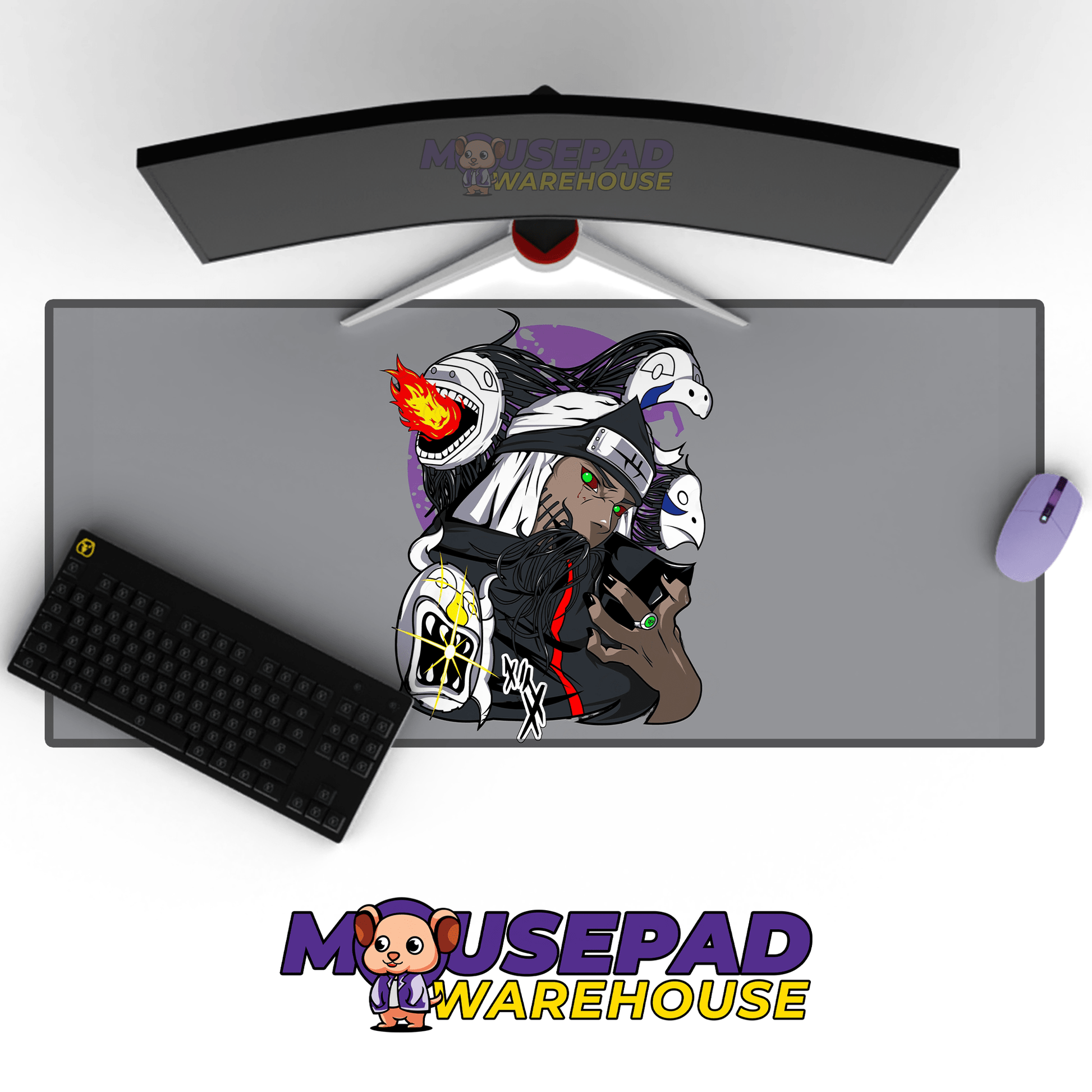 NARUTO Anime Mousepad 560N38 - Mousepad Warehouse