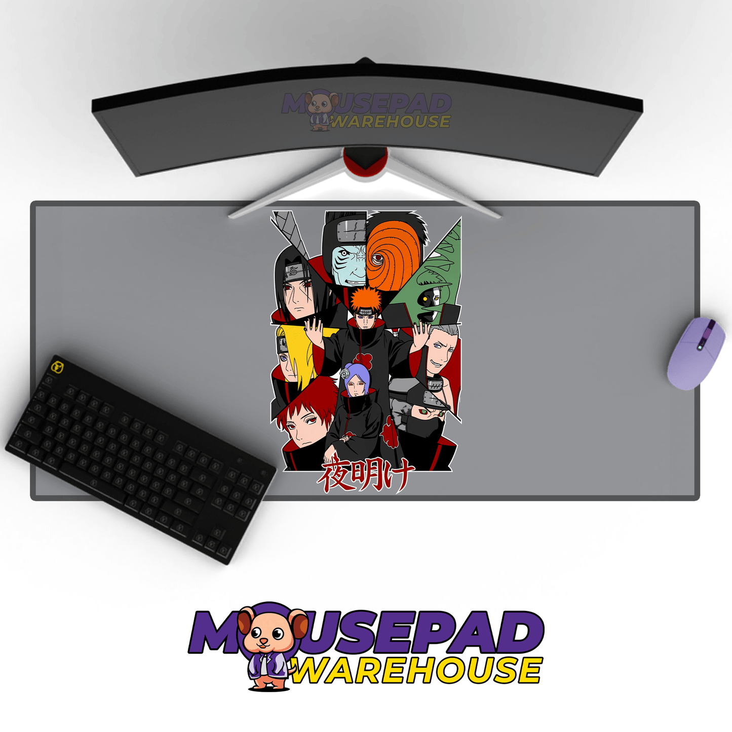 NARUTO Anime Mousepad 560N39 - Mousepad Warehouse