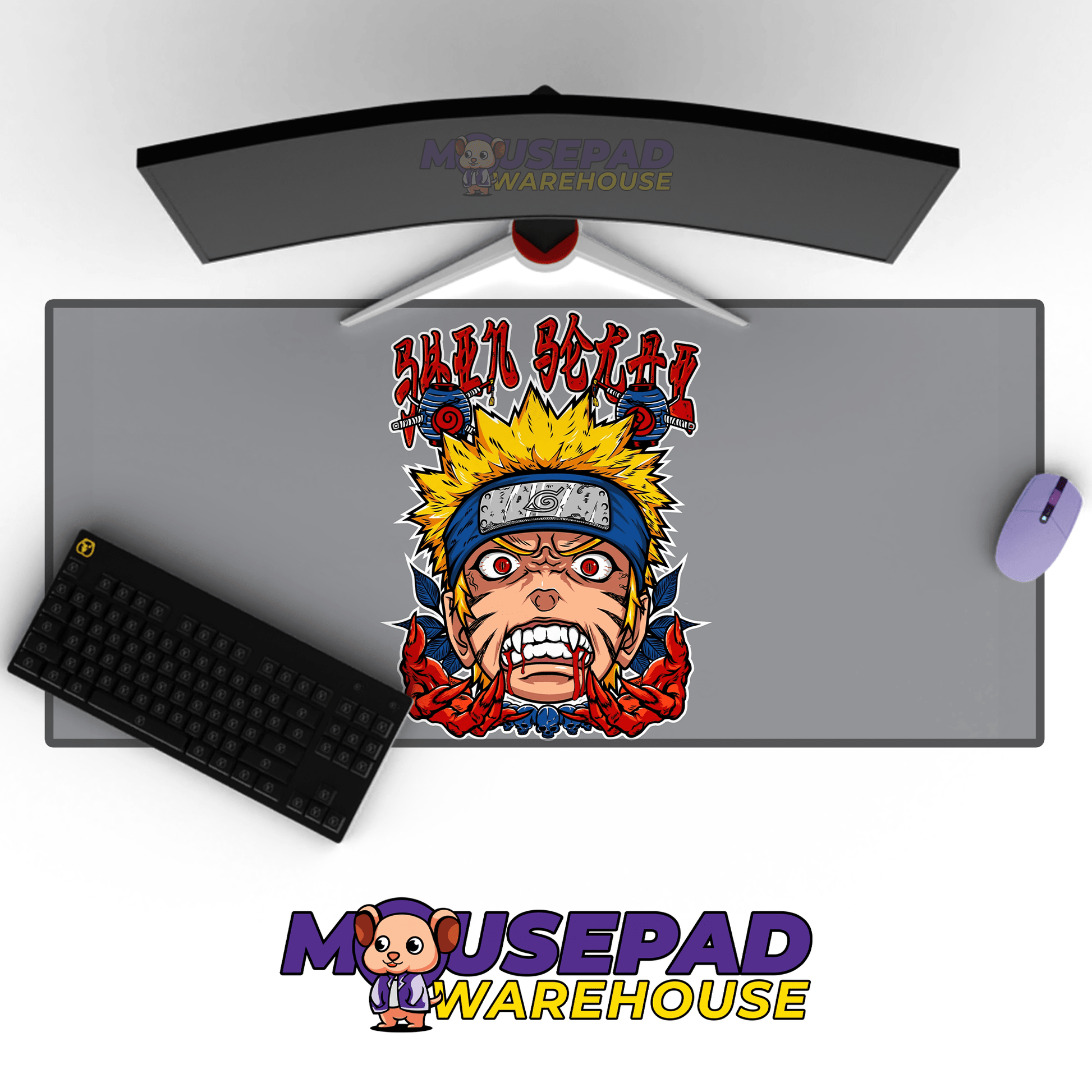 NARUTO Anime Mousepad 560N52 - Mousepad Warehouse