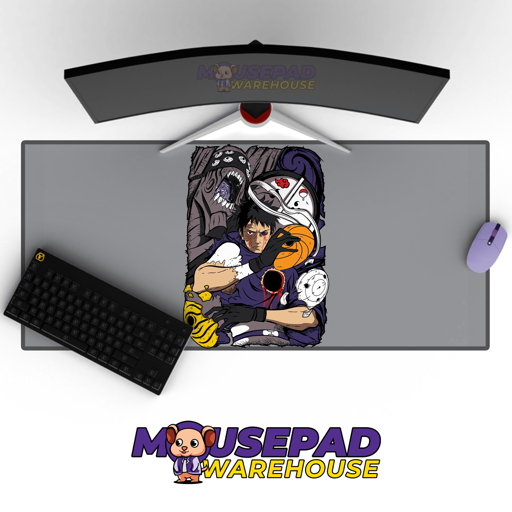 NARUTO Anime Mousepad 560N55 - Mousepad Warehouse
