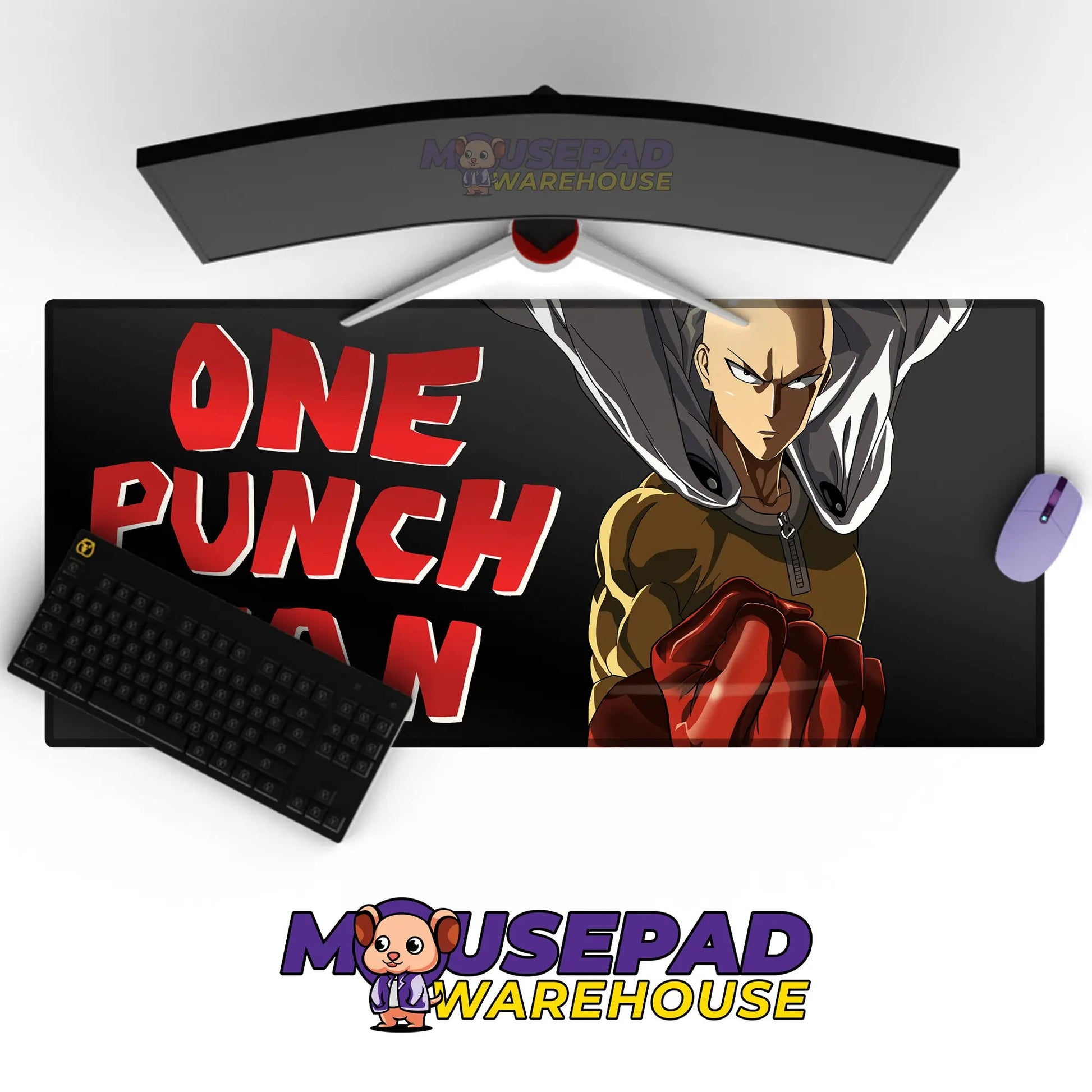 One Punch Man Anime Mousepad 654239 - Mousepad Warehouse