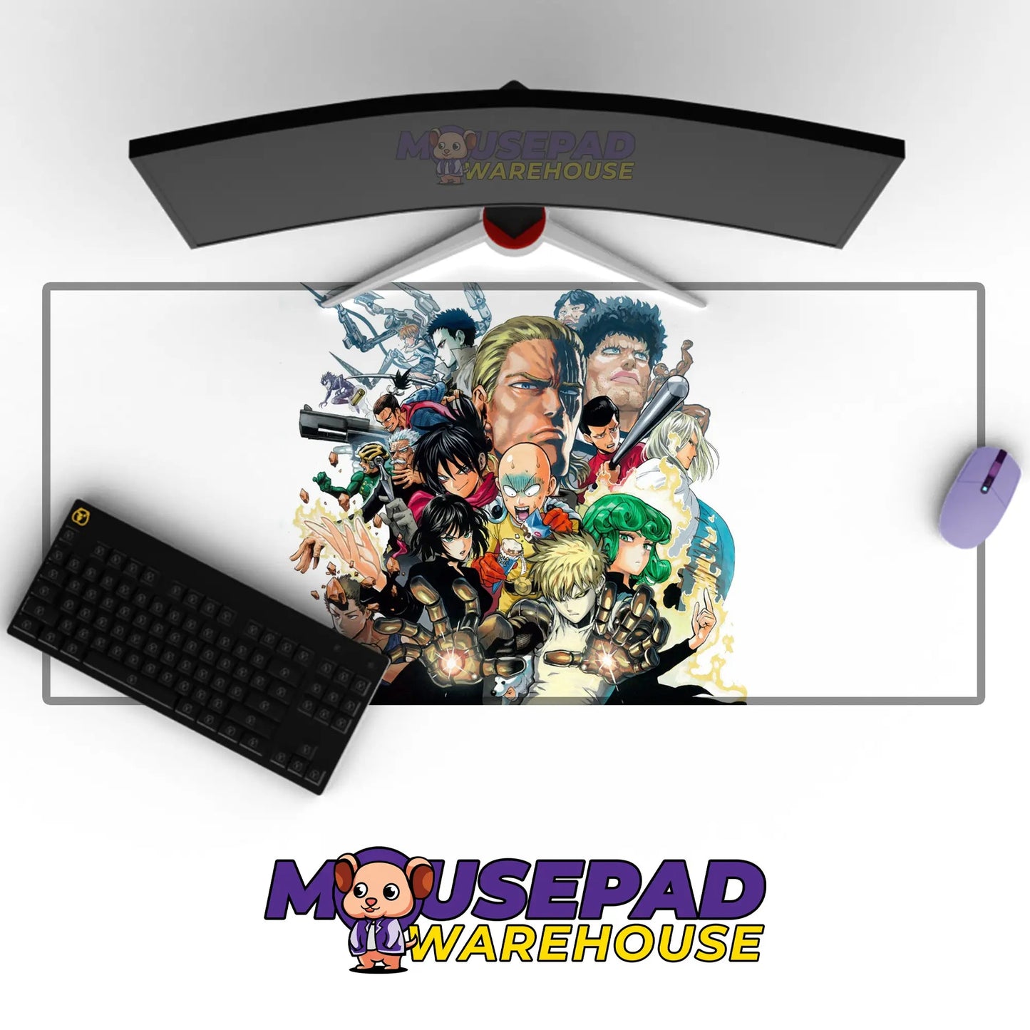 One Punch Man Anime Mousepad 656715 - Mousepad Warehouse