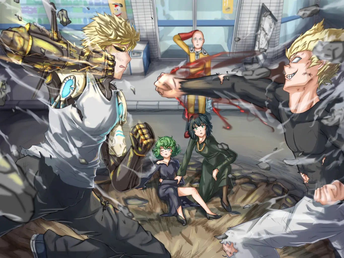 One Punch Man Anime Mousepad 662319 - Mousepad Warehouse