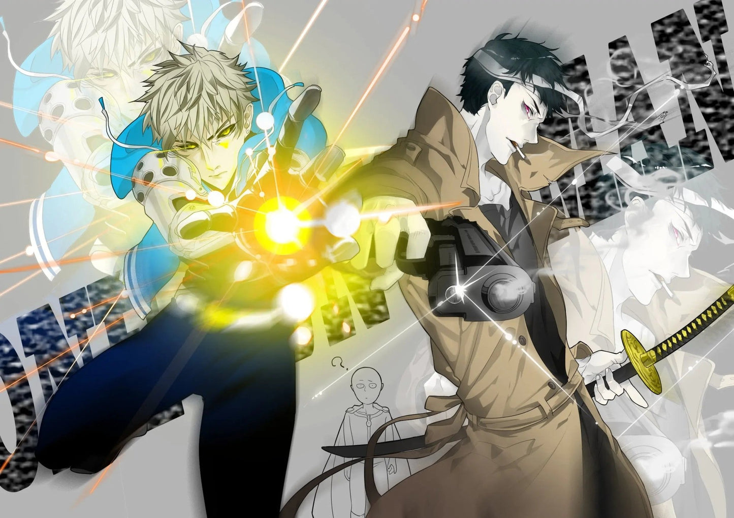 One Punch Man Anime Mousepad 662817 - Mousepad Warehouse