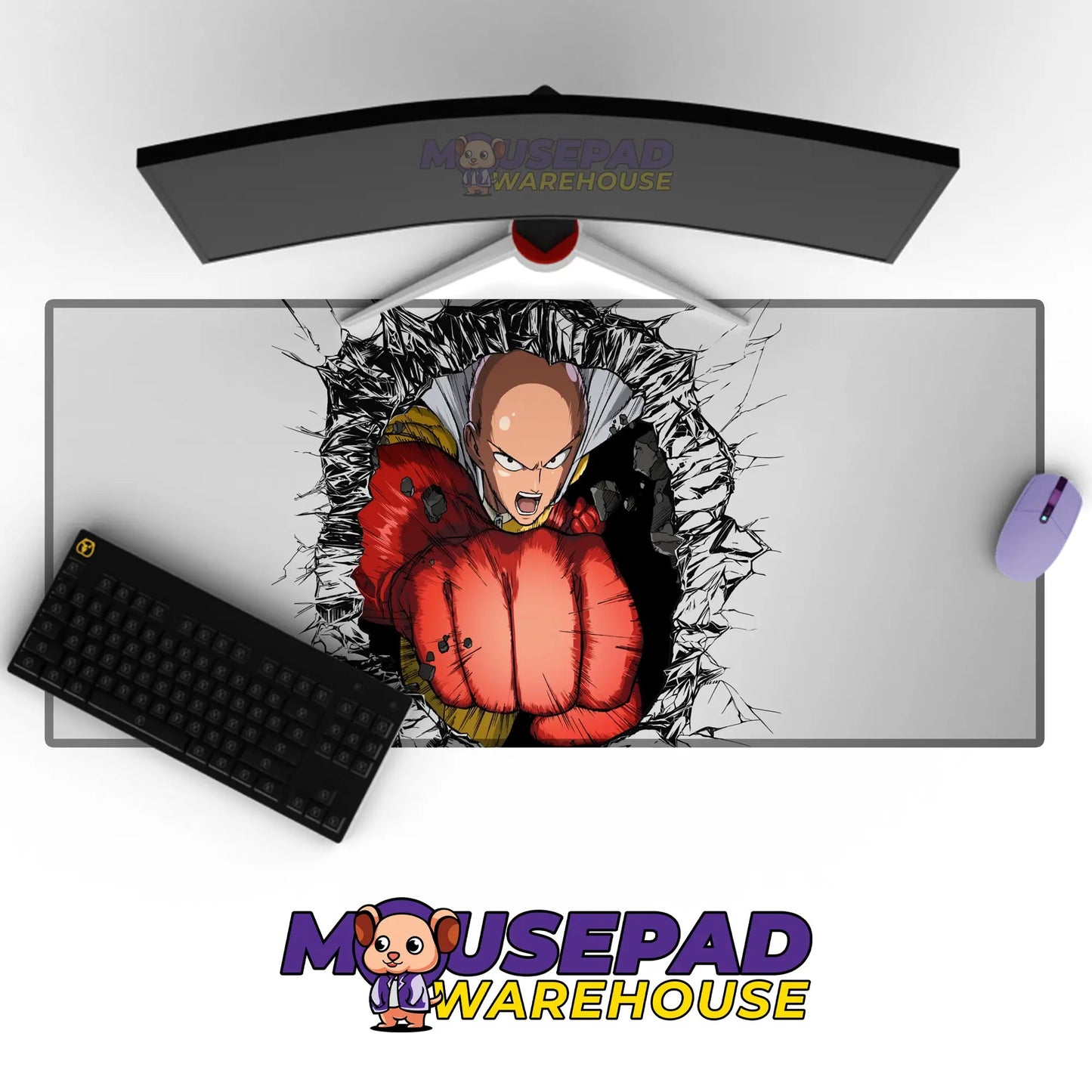 One Punch Man Anime Mousepad 689561 - Mousepad Warehouse