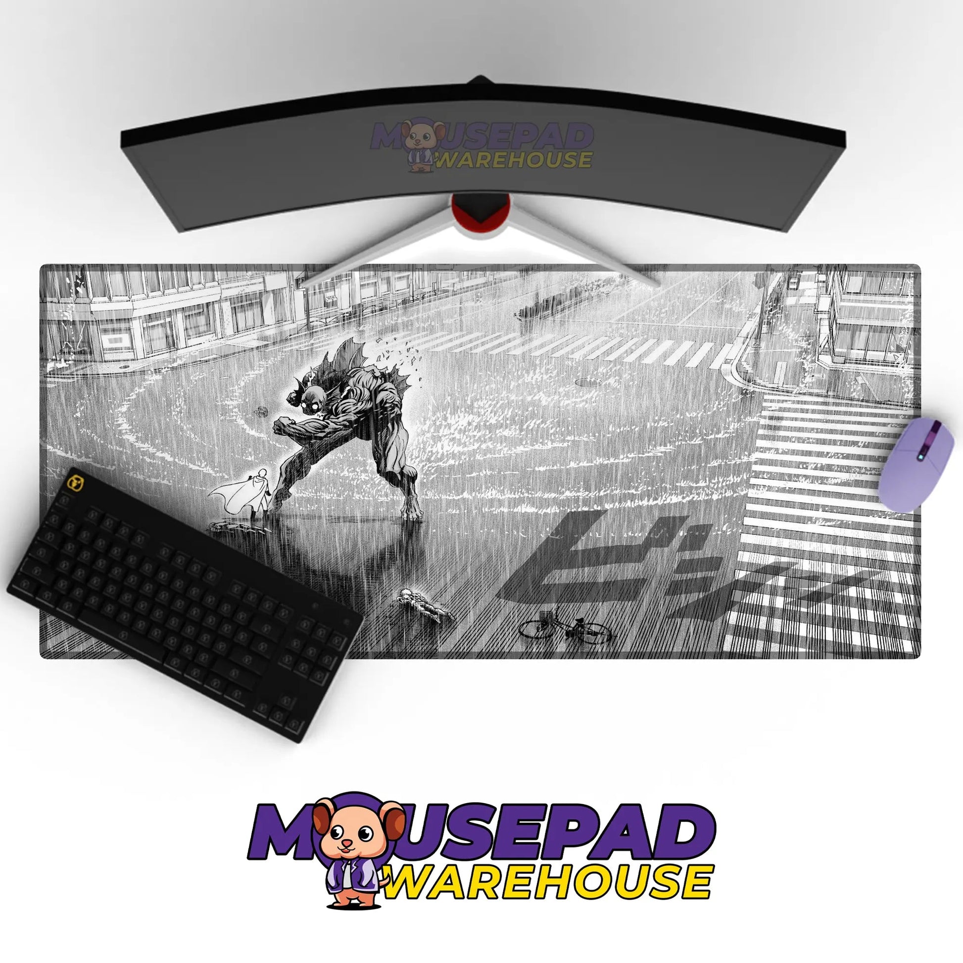 One Punch Man Anime Mousepad 797141 - Mousepad Warehouse