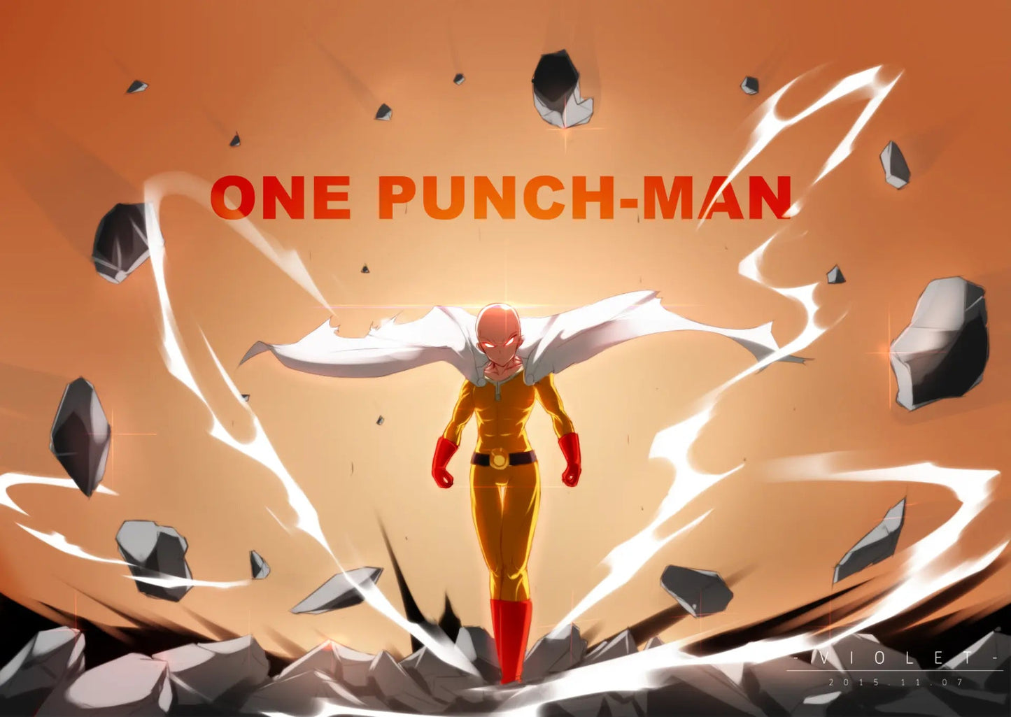 One Punch Man Anime Mousepad 953826 - Mousepad Warehouse