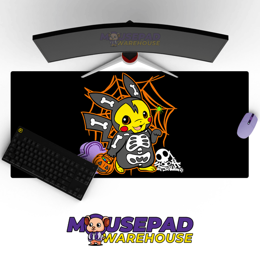 Pikachu Halloween Pokemon Mousepad 420P23 - Mousepad Warehouse