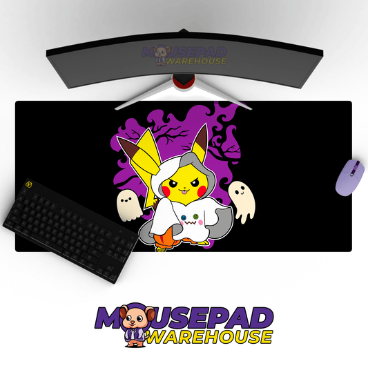 Pikachu Halloween Pokemon Mousepad 420P24 - Mousepad Warehouse