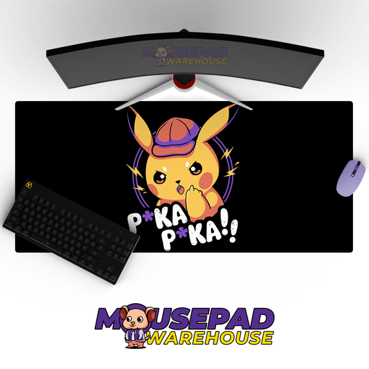 Pikachu Pokemon Mousepad 420P18 - Mousepad Warehouse