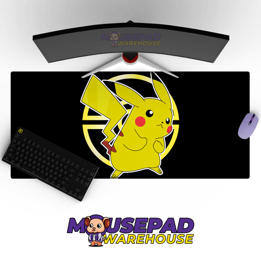 Pikachu Pokemon Mousepad 420P26 - Mousepad Warehouse