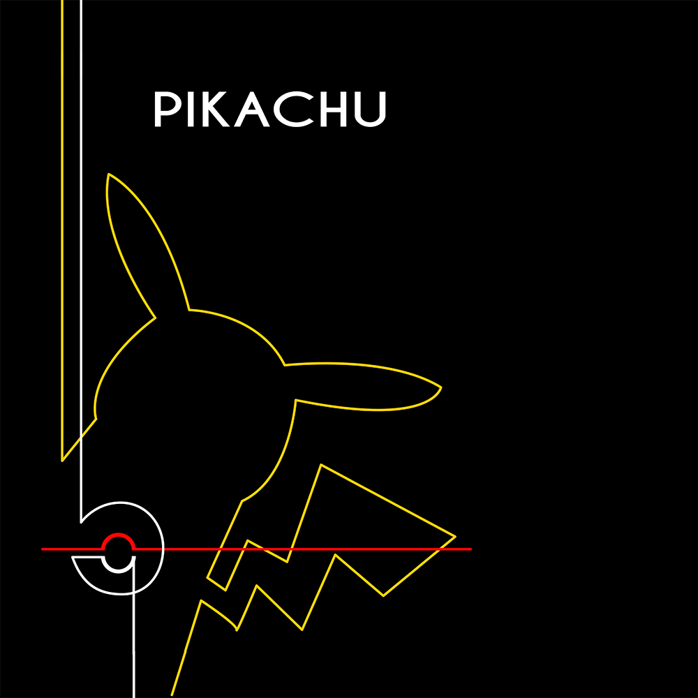 Pikachu Pokemon Mousepad 420P57 - Mousepad Warehouse