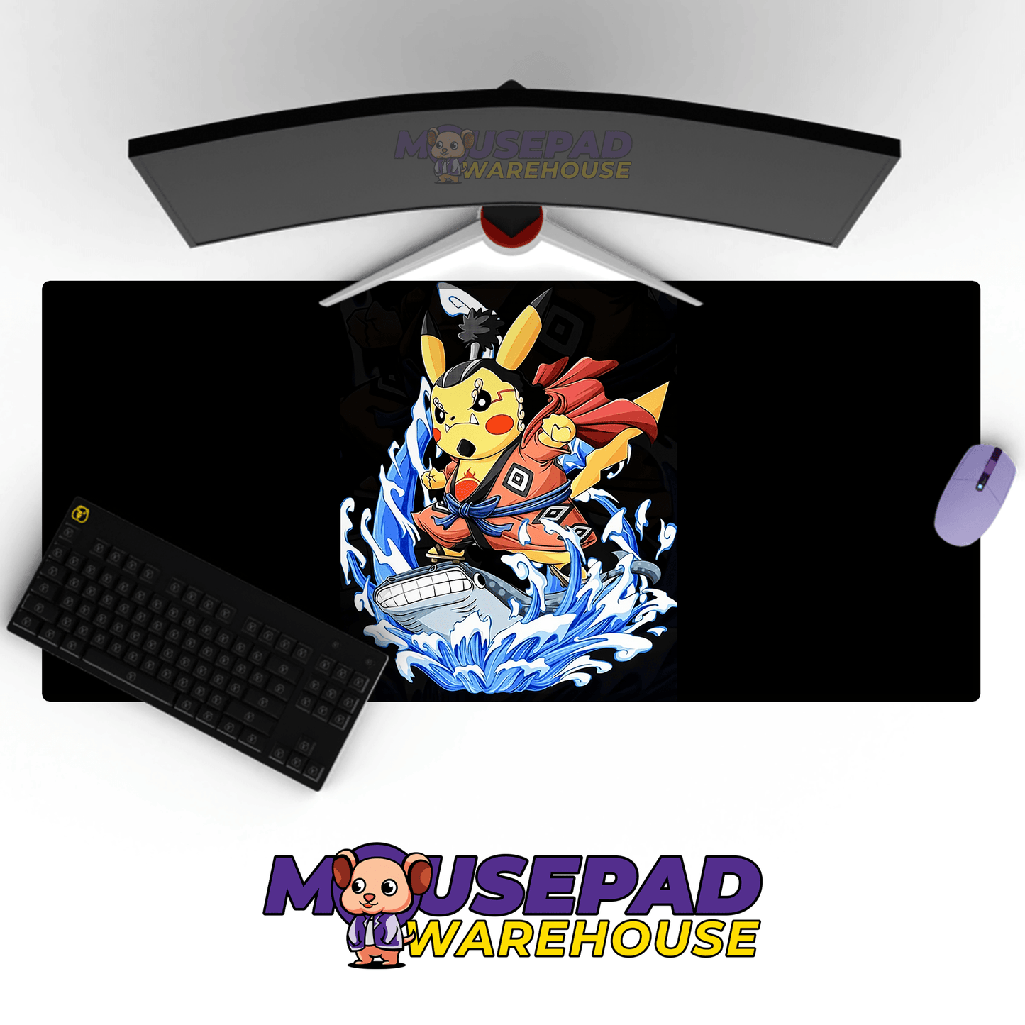 Pikachu Pokemon Mousepad 420P59 - Mousepad Warehouse