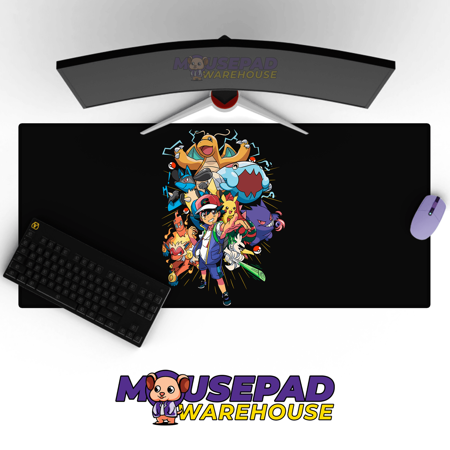 Pokemon Group Mousepad 4206 - Mousepad Warehouse