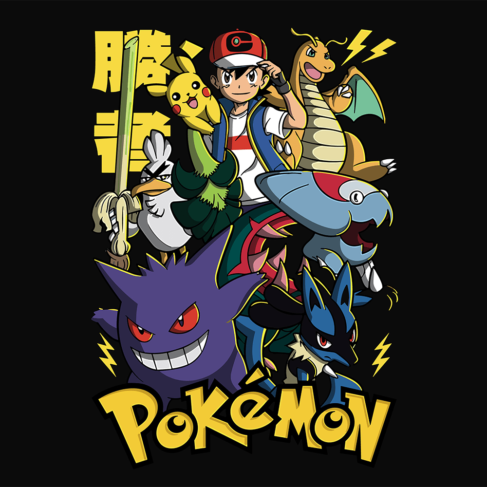 Pokemon Group Mousepad 420P11 - Mousepad Warehouse