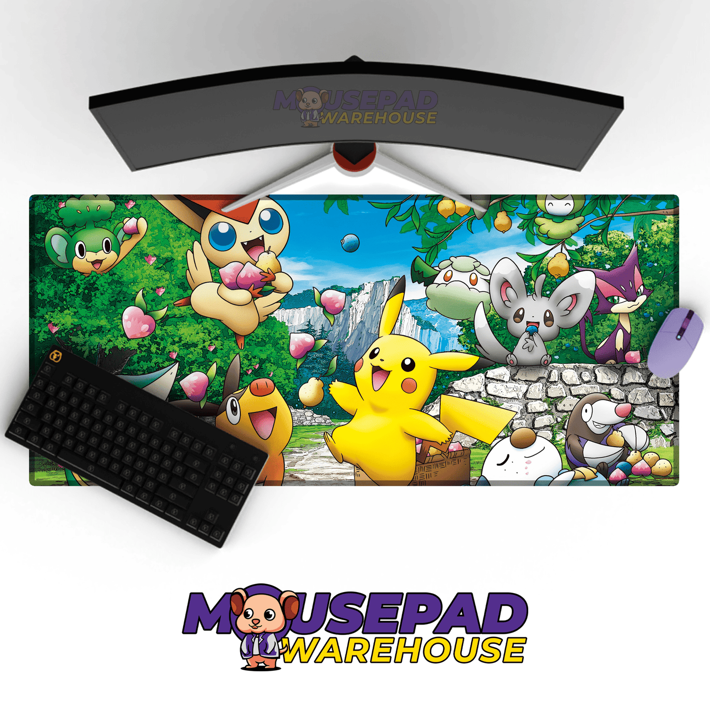 Pokemon TV Show Mousepad 592678 - Mousepad Warehouse