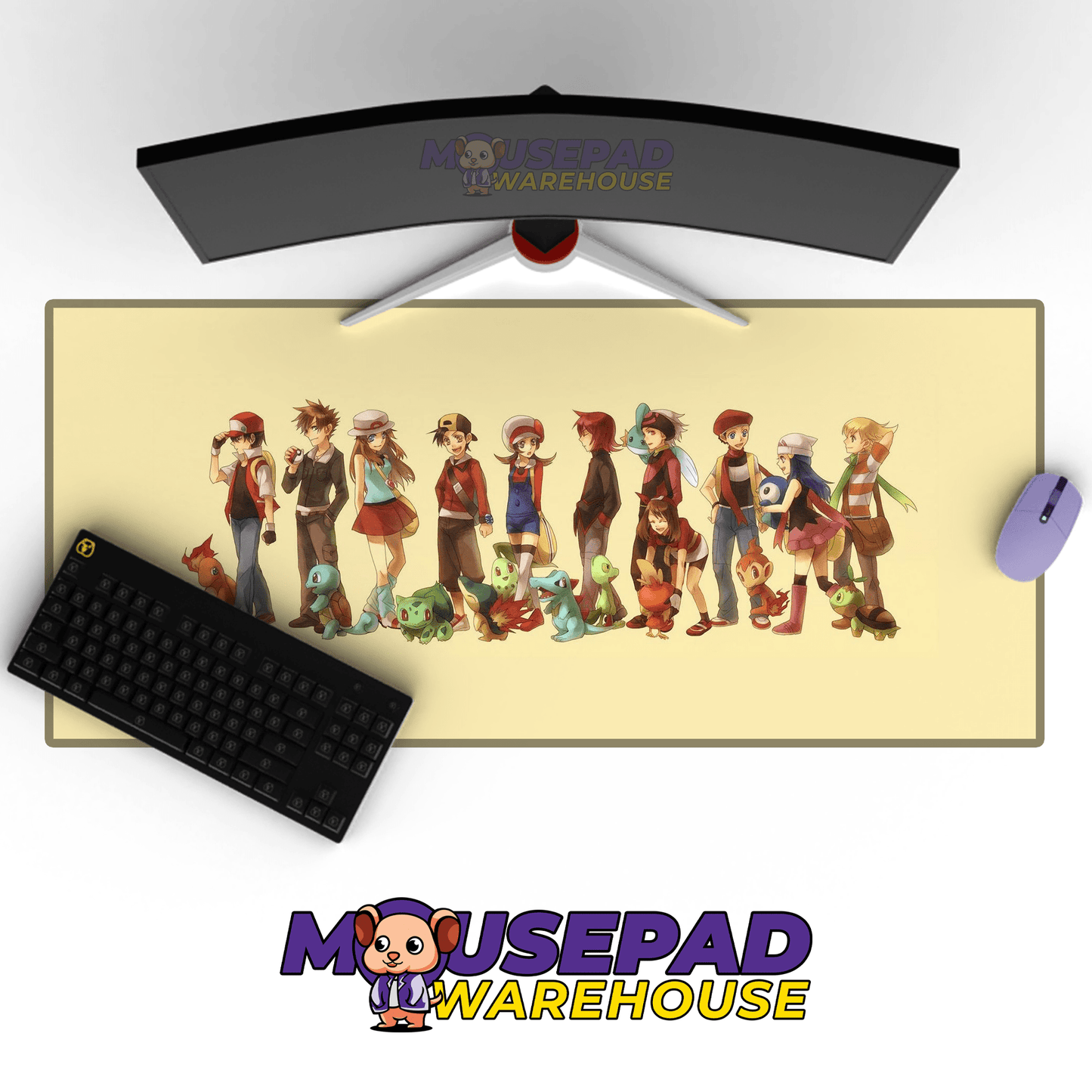 Pokemon TV Show Mousepad 648213 - Mousepad Warehouse
