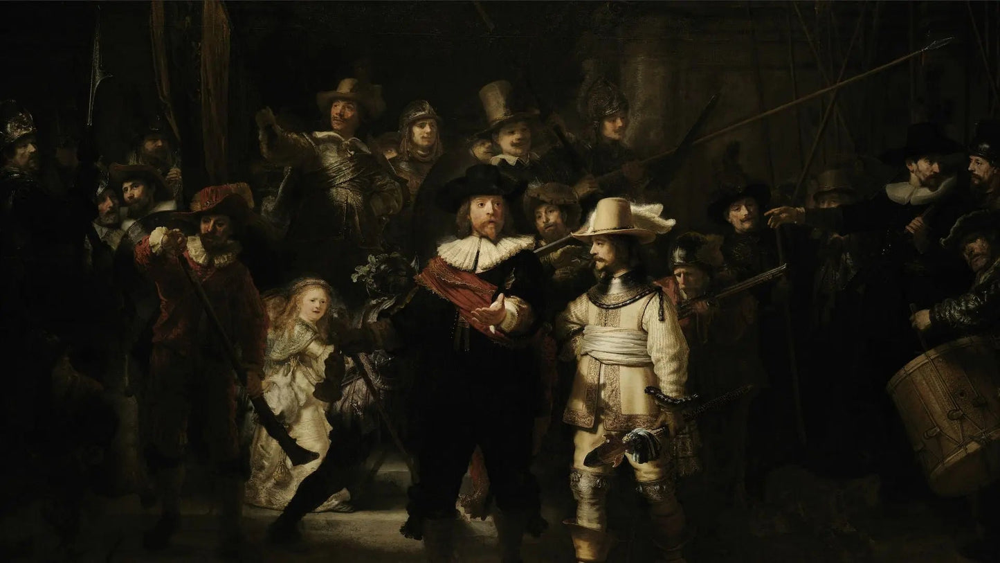 Rembrandt - The Night Watch Art (Painting) Mousepad - Mousepad Warehouse