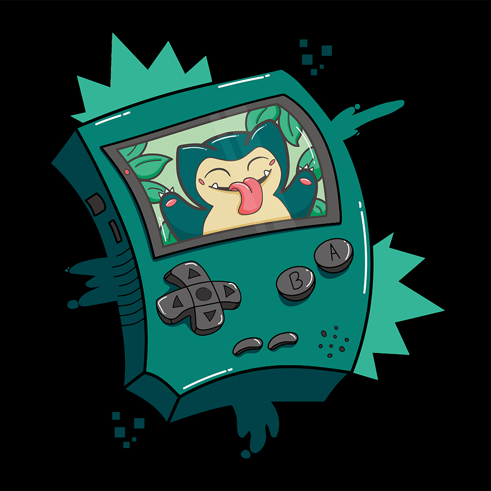 Snorlax Gameboy Pokemon Mousepad 420P35 - Mousepad Warehouse