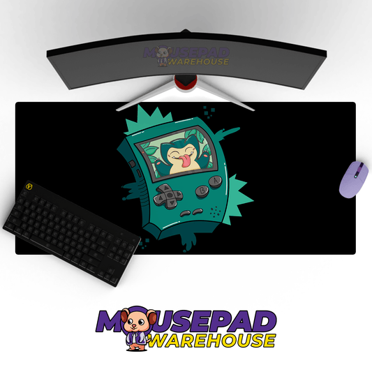 Snorlax Gameboy Pokemon Mousepad 420P35 - Mousepad Warehouse