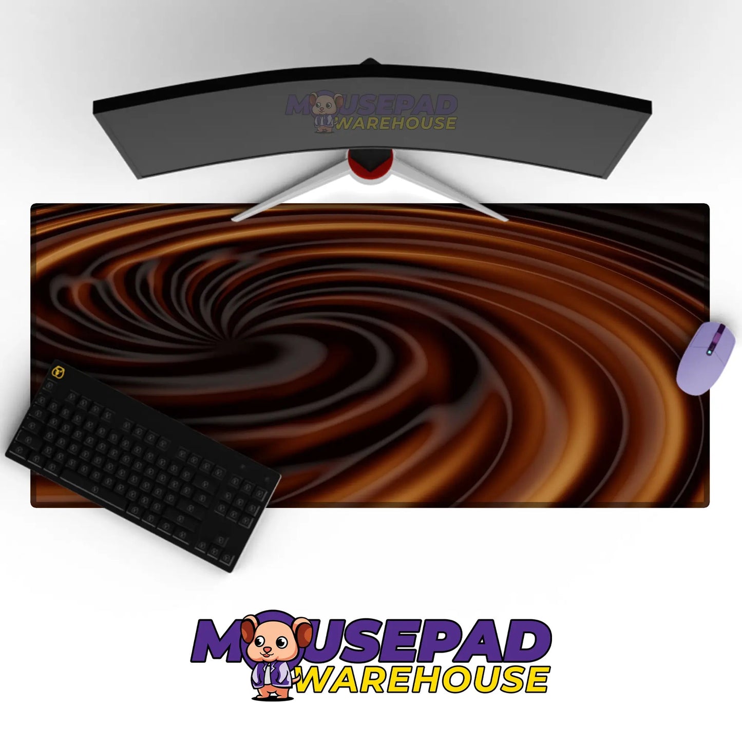 Spiral Pattern Mousepad 858083 - Mousepad Warehouse