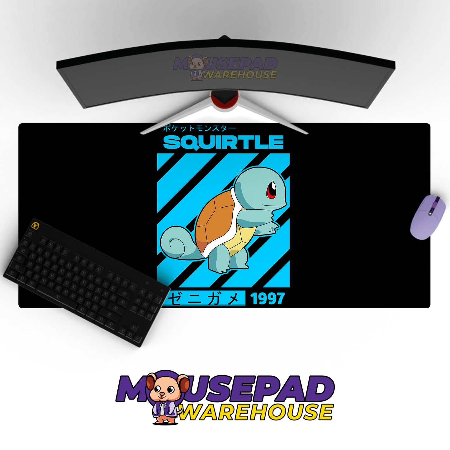 Squirtle Pokemon Mousepad 4201 - 1 - Mousepad Warehouse