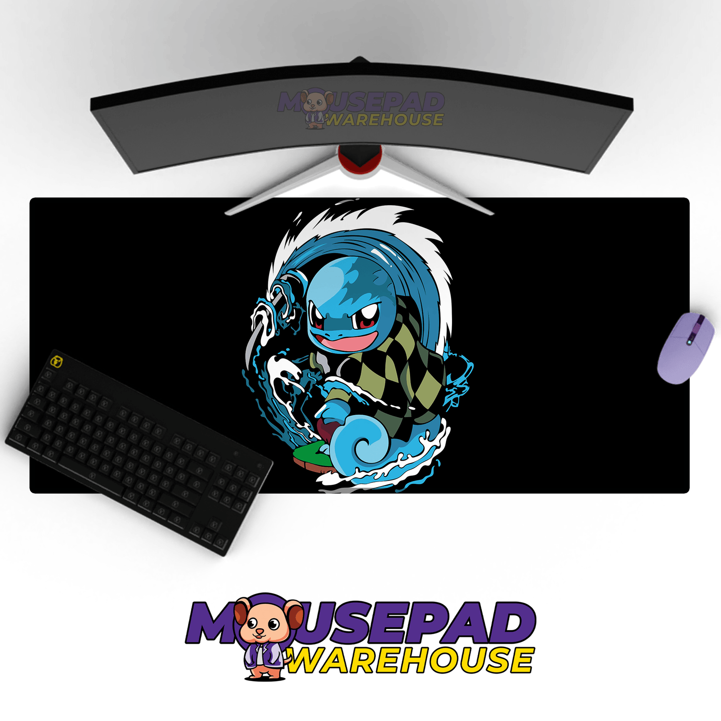 Squirtle Pokemon Mousepad 420P20 - Mousepad Warehouse