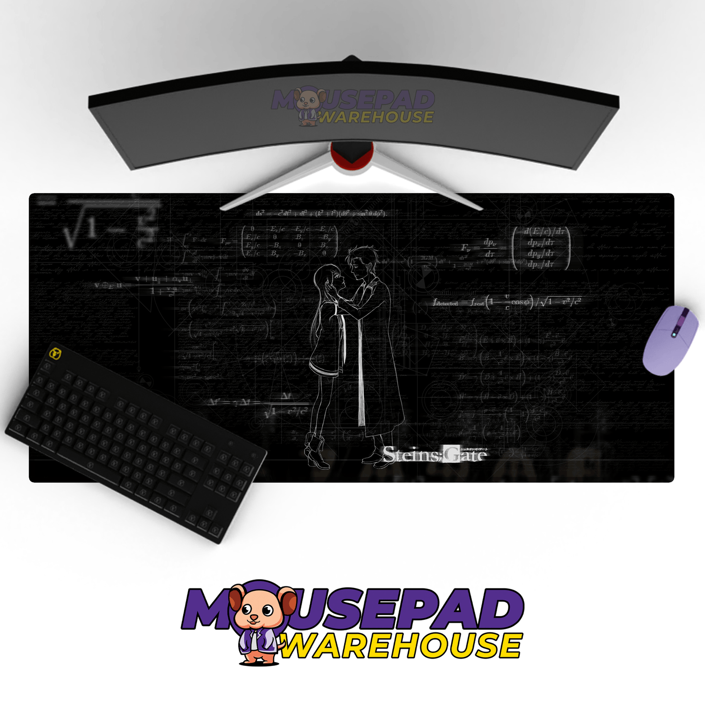 Steins Gate Anime Mousepad 303155 - Mousepad Warehouse