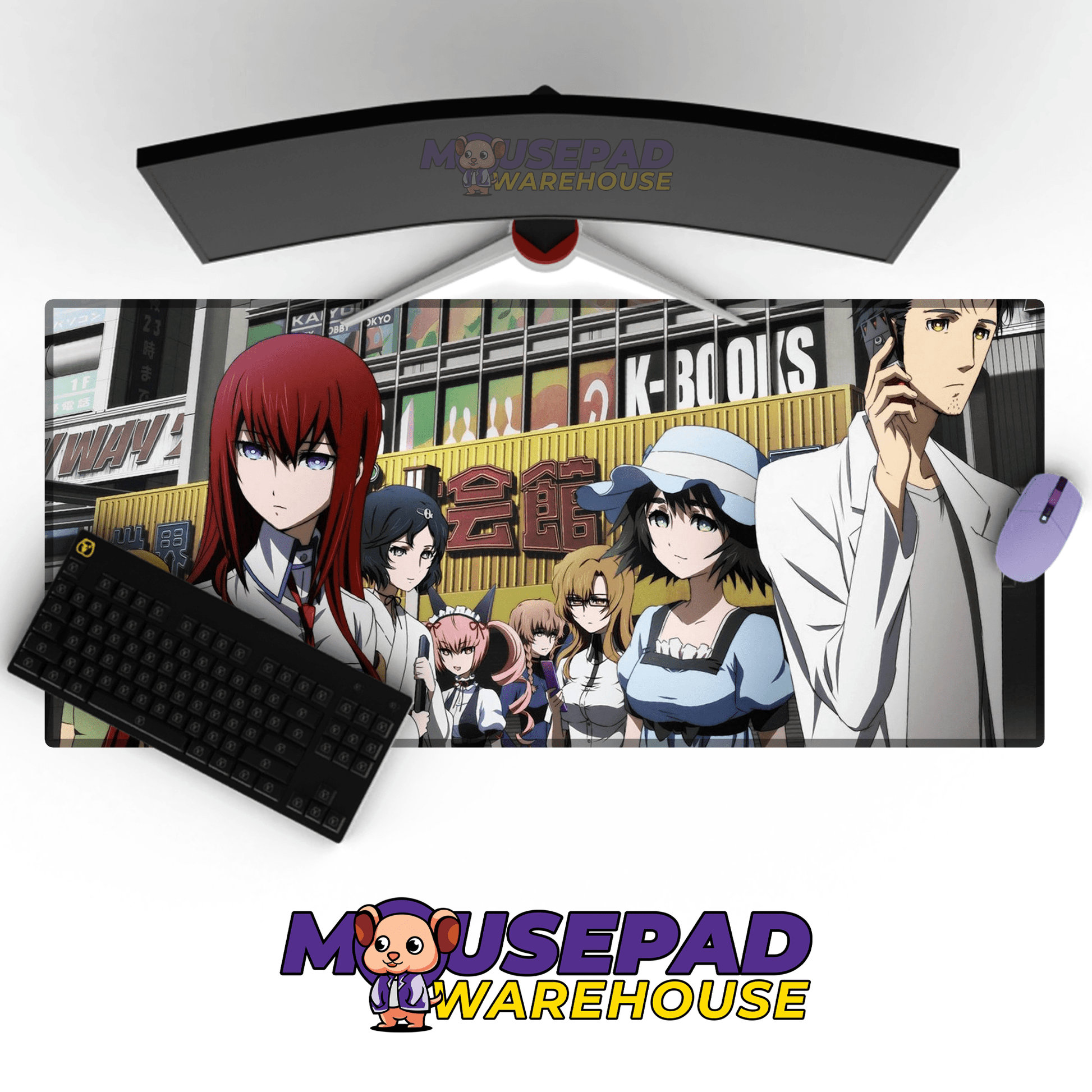 Steins Gate Anime Mousepad 345002 - Mousepad Warehouse