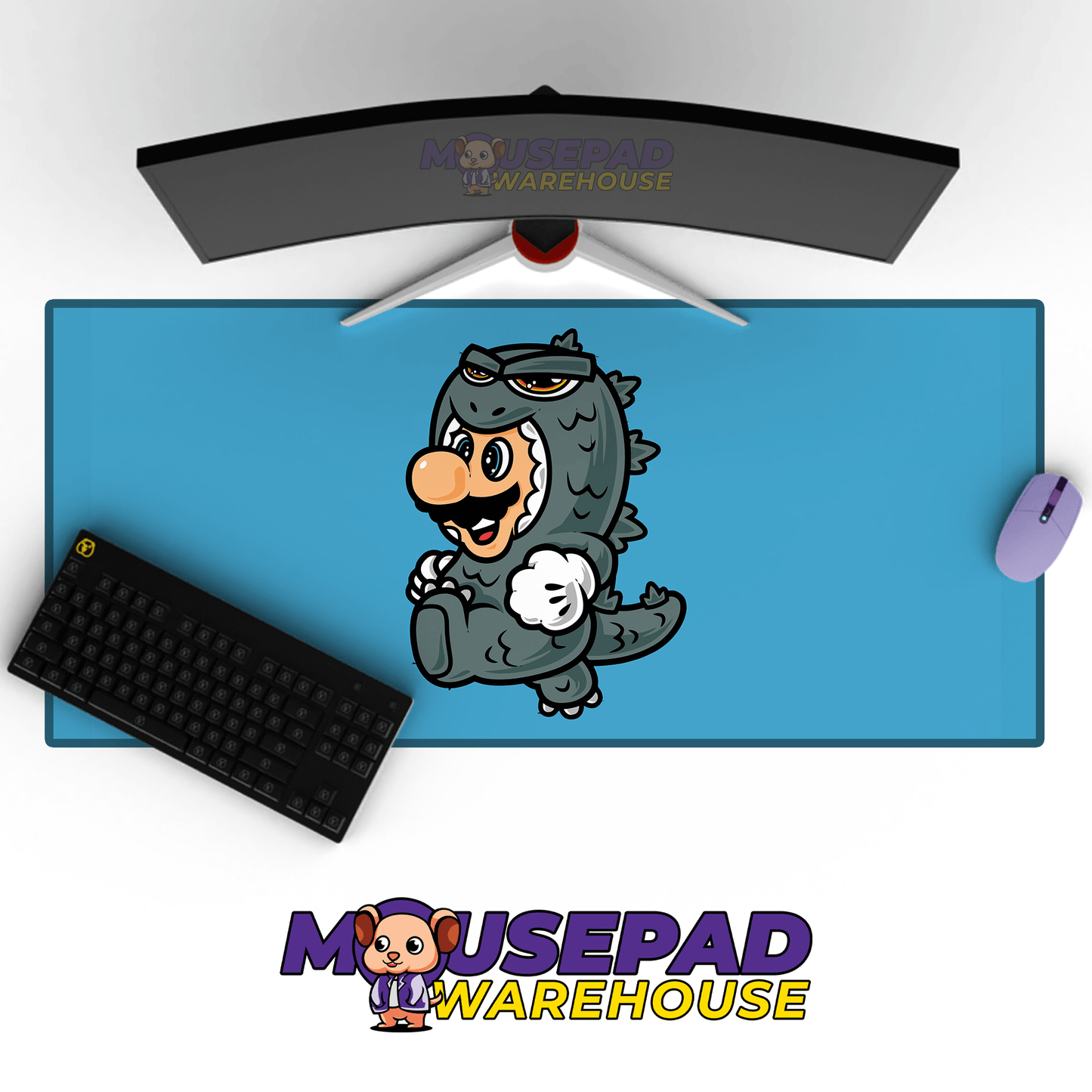 Super Mario Game Mousepad RG59 - Mousepad Warehouse