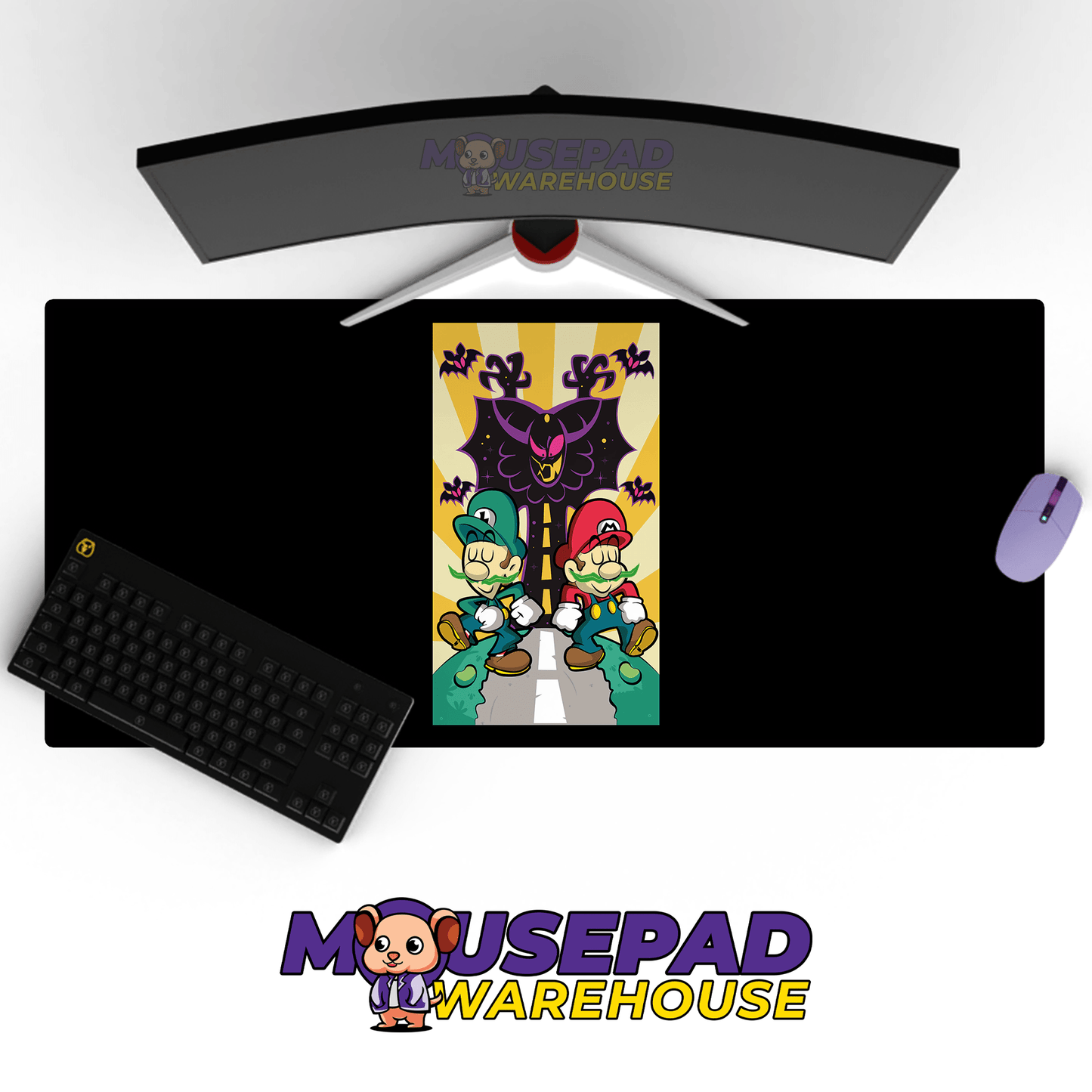 Super Mario Game Mousepad RG78 - Mousepad Warehouse