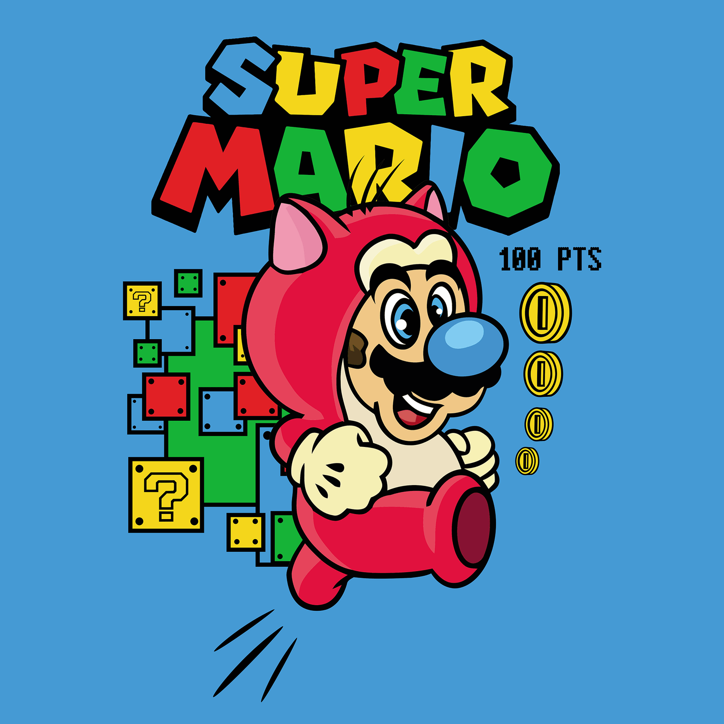 Super Mario Game Mousepad SM1017 - Mousepad Warehouse