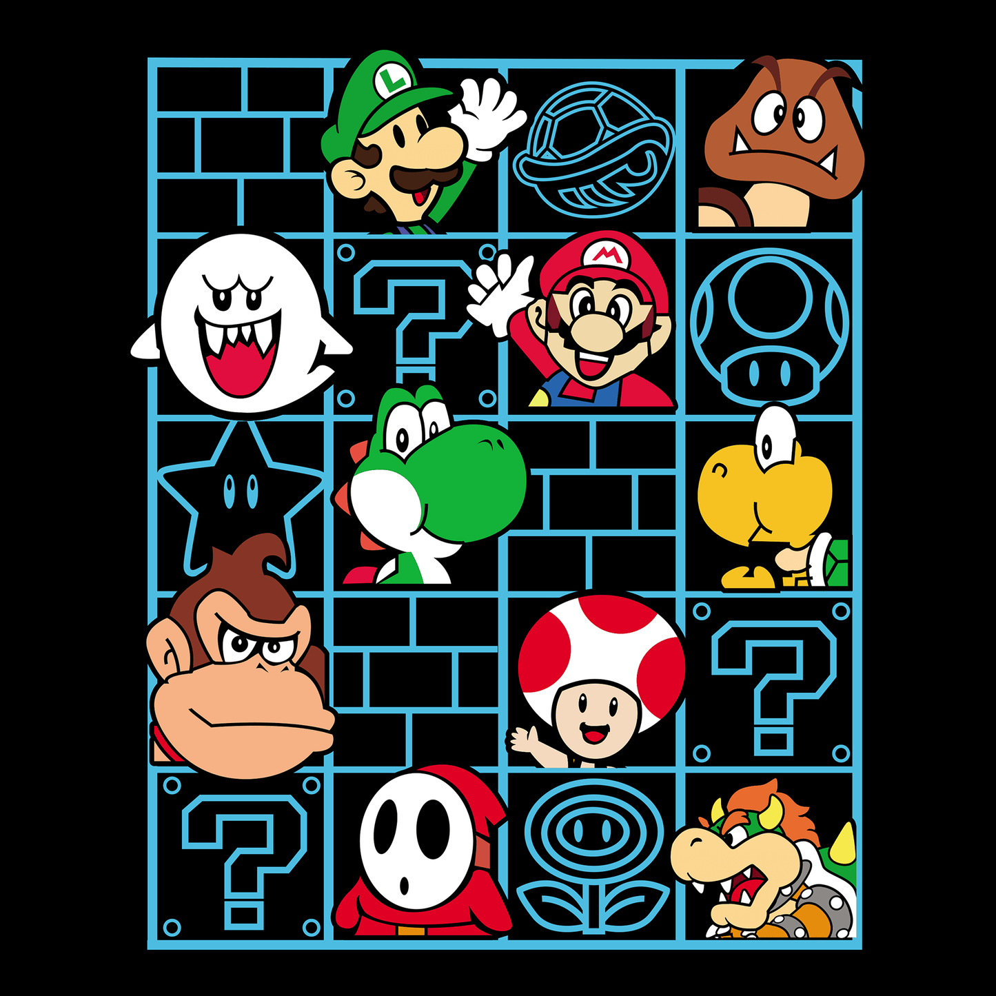 Super Mario Game Mousepad SM1028 - Mousepad Warehouse