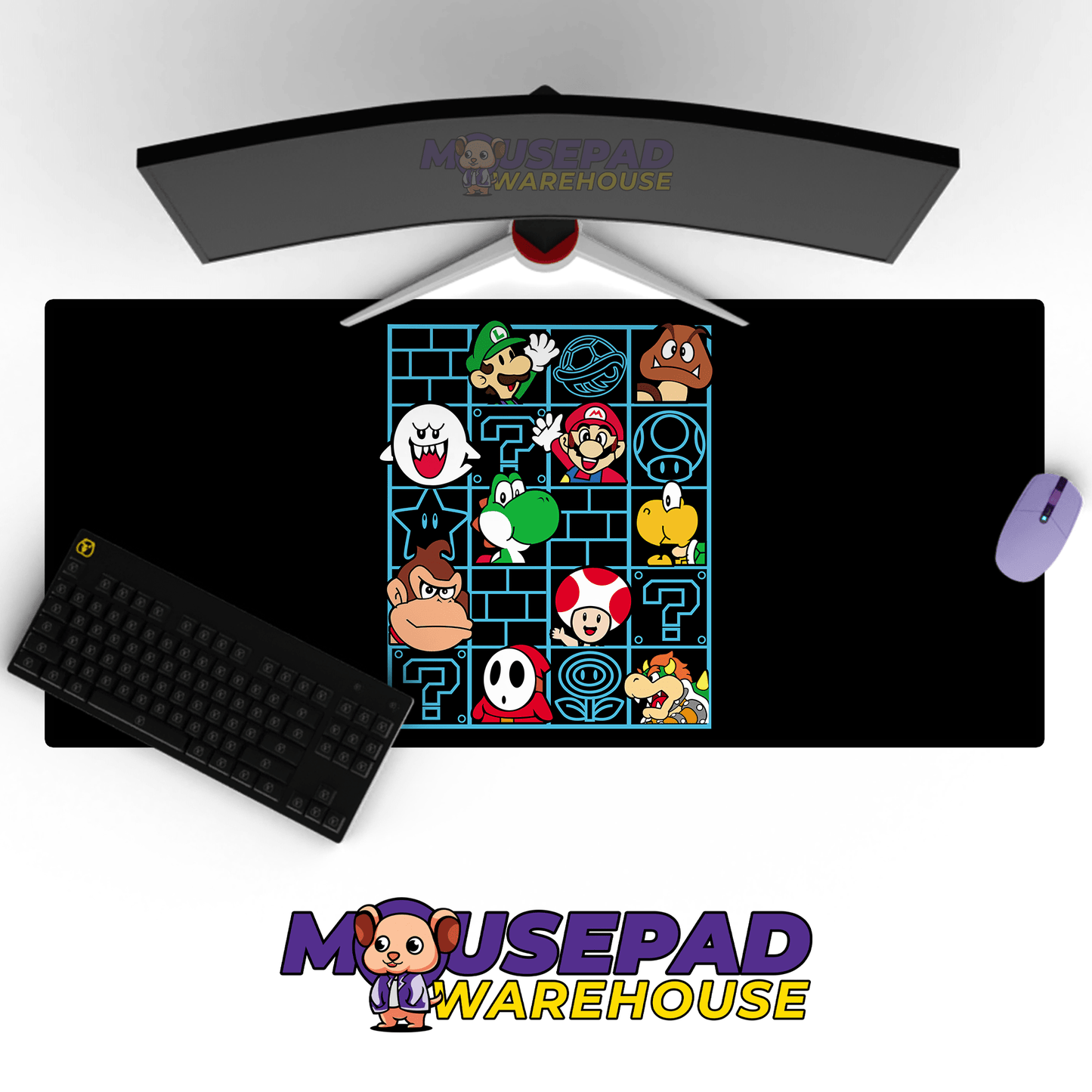 Super Mario Game Mousepad SM1028 - Mousepad Warehouse
