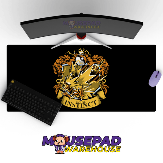 Team Instinct Zapidos Pokemon Mousepad 420P55 - Mousepad Warehouse