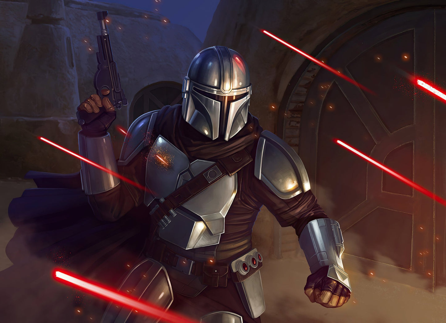 The Mandalorian TV Show Mousepad 1082692 - Mousepad Warehouse