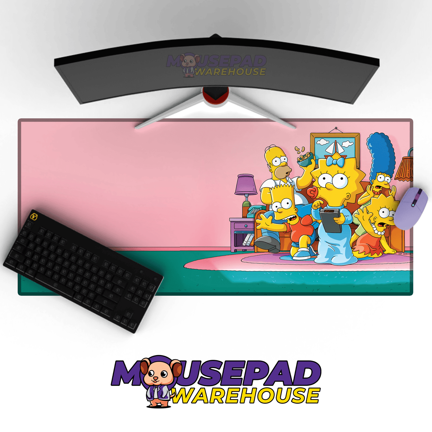 The Simpsons TV Show Mousepad 1099807 - Mousepad Warehouse