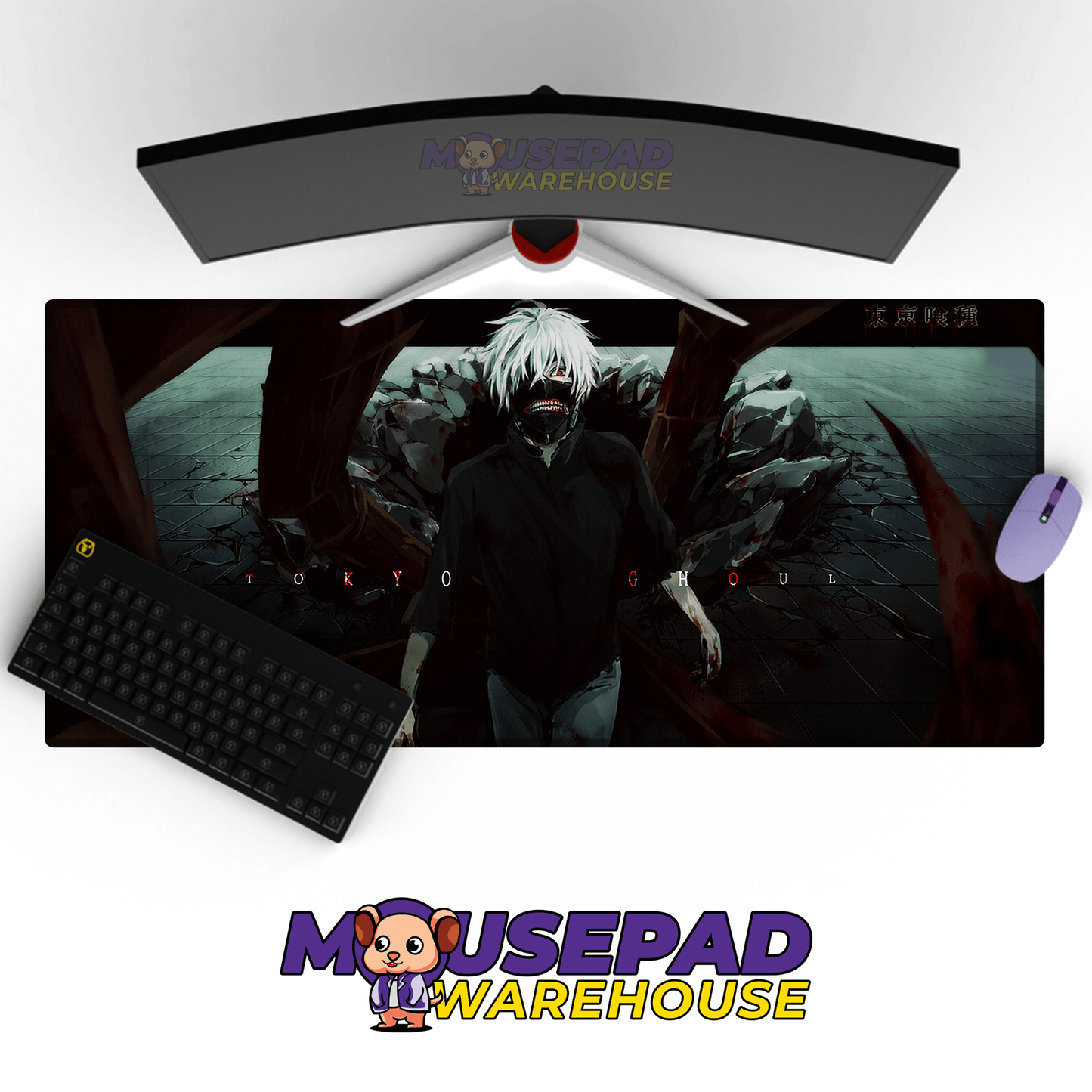 Tokyo Ghoul Anime Mousepad 522623 - Mousepad Warehouse