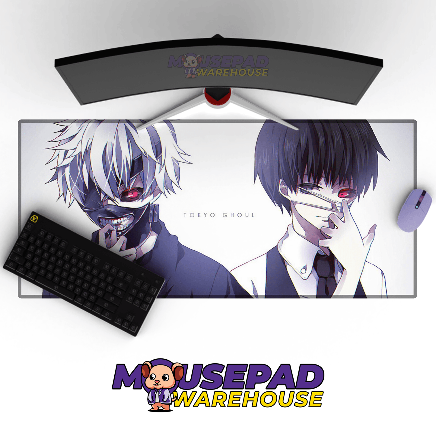 Tokyo Ghoul Anime Mousepad 546902 - Mousepad Warehouse